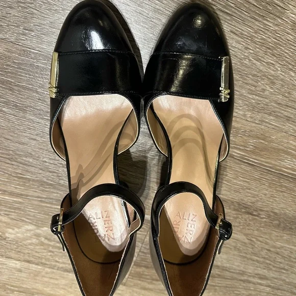 Naturalizer Black Mary Jane Pump Heel - Picture 6 of 7